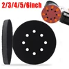 2/3/4/5/6 Inch Flocking Cushion Polishing Pad Soft Self-adhesive Disc Sponge Interface Removing Wax Buffer Pads Sandpaper Tray 1