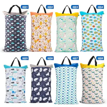 

Diapering Toilet Training Packages Large Bag For Baby Infant Cloth Diaper Nappy Pouch Reusable
