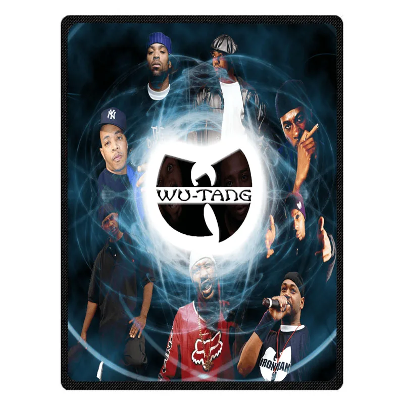 Одеяло Wu Tang Clan с принтом для детей; весенне-осеннее одеяло; удобное Флисовое одеяло с воздухопроницаемым покрытием - Цвет: Color 2