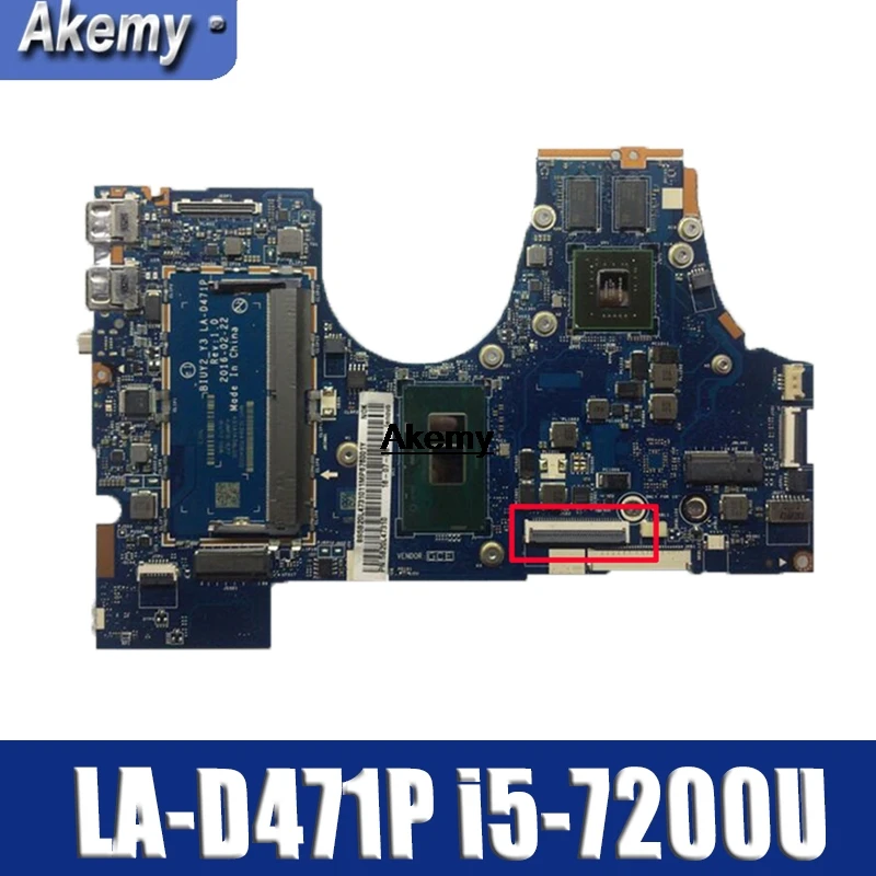 МБ 5B20M14177 для lenovo 710-14ISK Материнская плата ноутбука BYUY2_Y3 LA-D471P SR2ZU I5-7200U N16S-GTR-S-A2 DDR4 тестирование