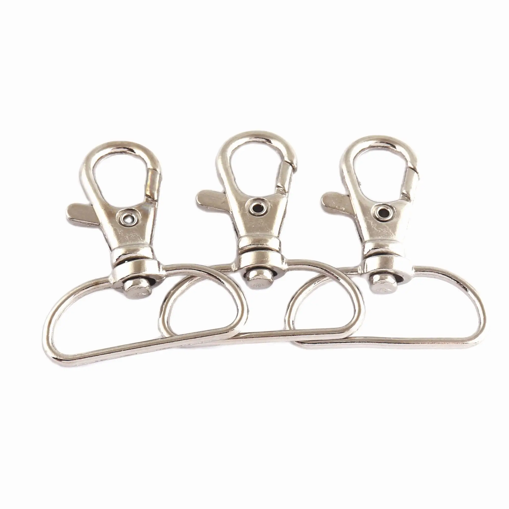 3 GOLD 15mm HANDBAG HOOKS FOR LUGGAGE TAG LOBSTER CLASP suits