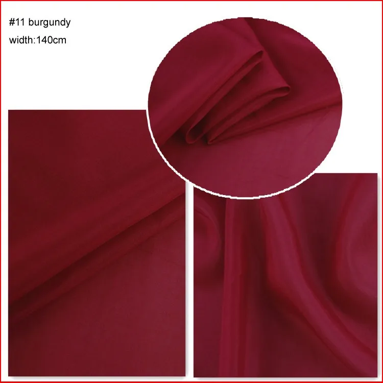 Luxurious Pure White Silk-Cotton Fabric for Dress Linings - Lightweight & Soft