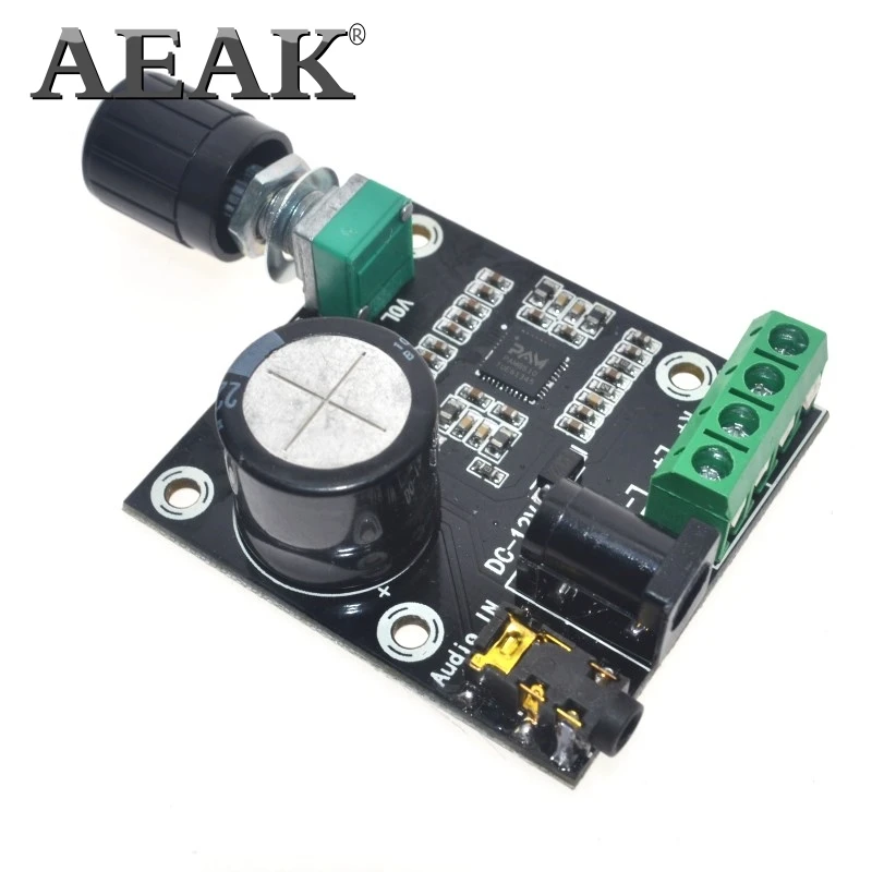 AEAK Super Slim 2x15 Вт PAM8610 цифровой усилитель двойной мощности класса D 12 В|audio amplifier
