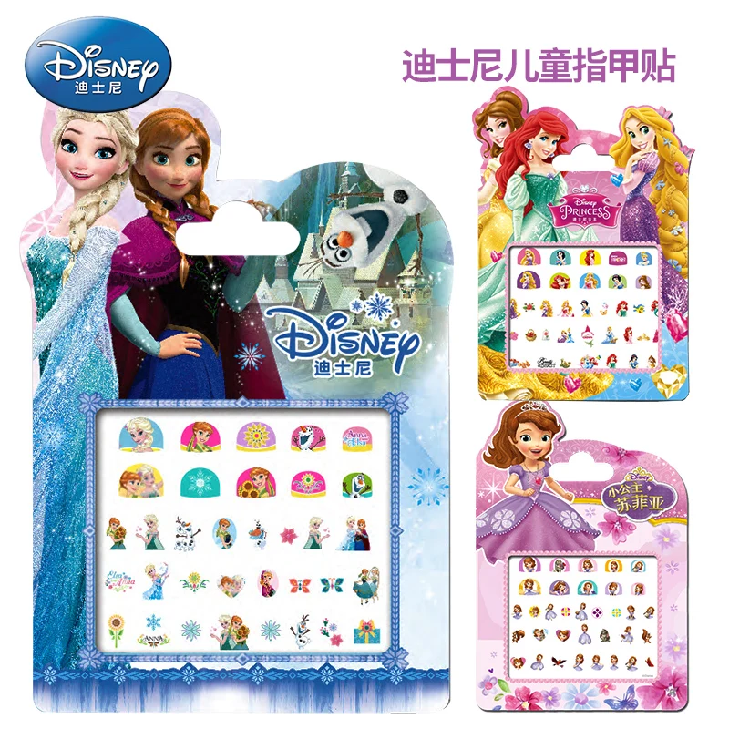 Игрушка для макияжа disney Холодное сердце Эльза и Анна наклейки ногтей игрушка