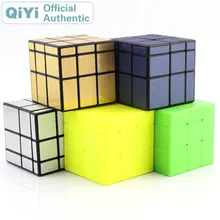 Qiyi зеркало 3x3x3 волшебный куб MoFangGe XMD 3x3 Cubo Magico Профессиональный скоростной нео куб головоломка Kostka антистрессовые игрушки