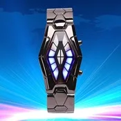 Стиль Модный светодиодный дисплей Move Мужские t часы креативные студенческие мужские и женские водонепроницаемые светодиодный часы
