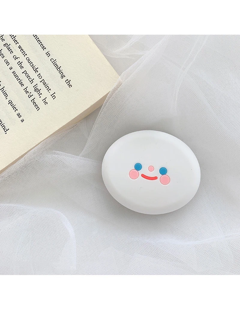 Blush smile 3D Универсальный растягивающийся Кронштейн для мобильного телефона с мультяшной воздушной сумкой расширяющийся держатель для телефона Автомобильный держатель для телефона - Цвет: Blush smile