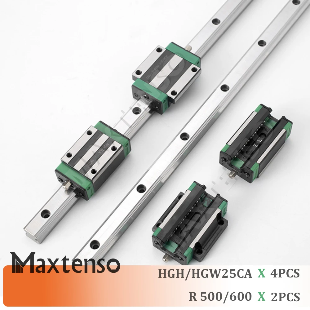 

Линейная направляющая MAXTENSO HGR25, 500, 600 мм, HGH25CA, HGW25