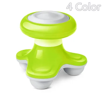 

4 Colors Mini Electric Handled Wave Vibrating Massager USB Battery Full Body Massage Neck Waist Back Shoulder Massage Tools