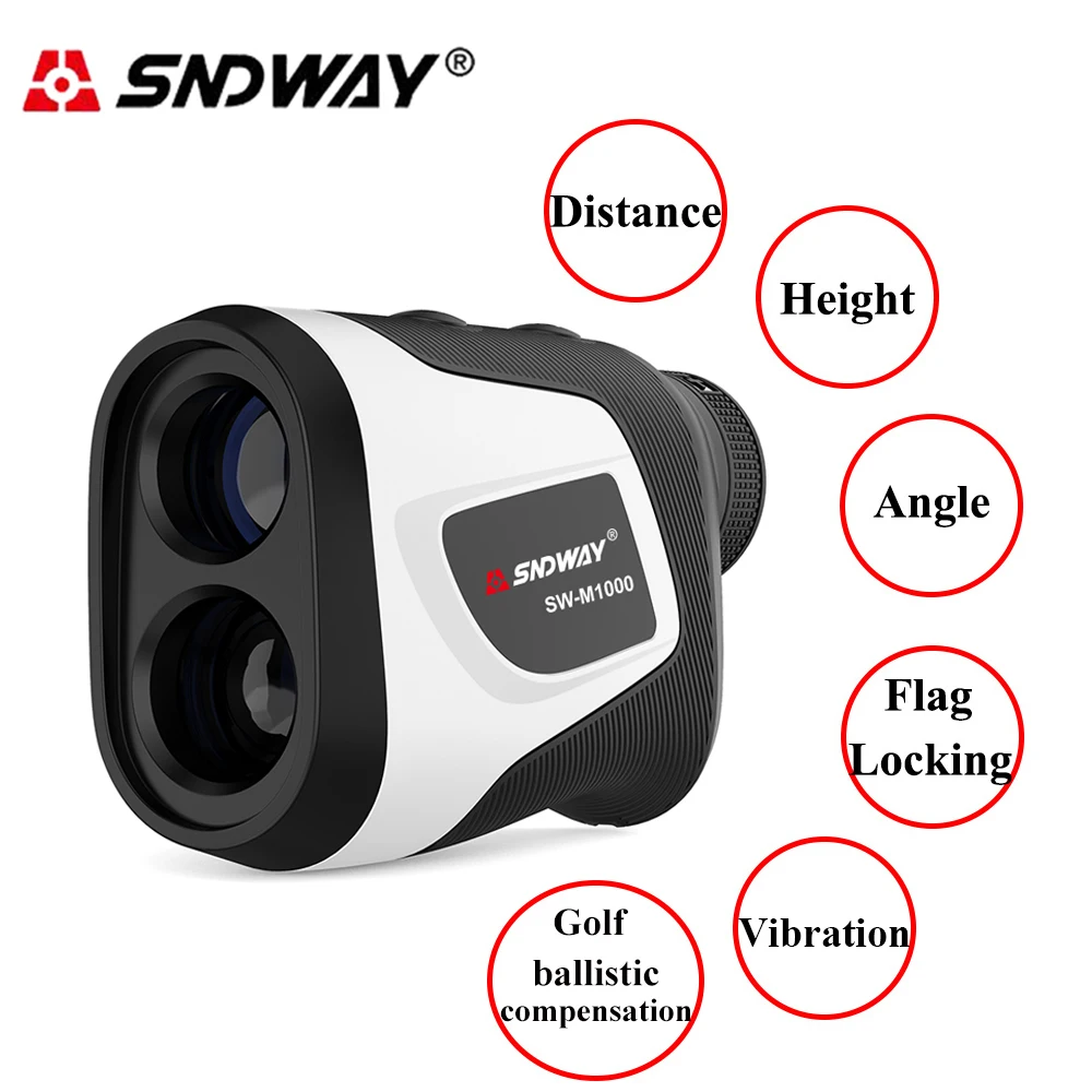 Sndway Digital Laser Rangefinder Monocular Hunting Telescope For Golf