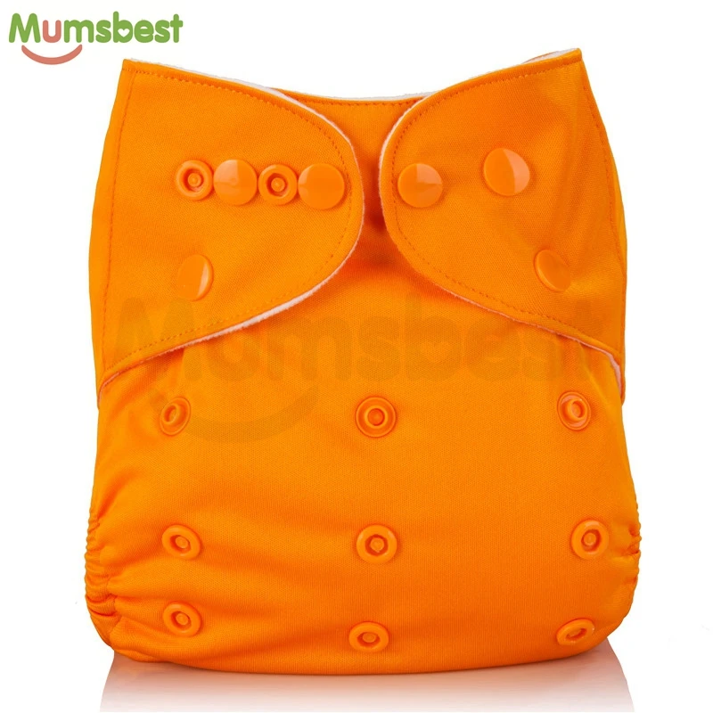 

[Little Rain] 10Pcs Baby Cloth Diaper washable Solid Color Baby Nappy One Size Adjustable Many Colors Available Cloth Diapers