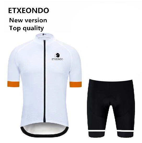 kits Новая версия! Профессиональная одежда для велоспорта Etxeondo, летний мужской костюм с коротким рукавом для велоспорта, Быстросохнущий комплект из Джерси для велоспорта, 7 цветов - Цвет: kits