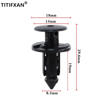 

10PCS Auto door underside beam side skirt push-in peg expansion fastener clip for Toyota Corolla Camry Avalon Sienna