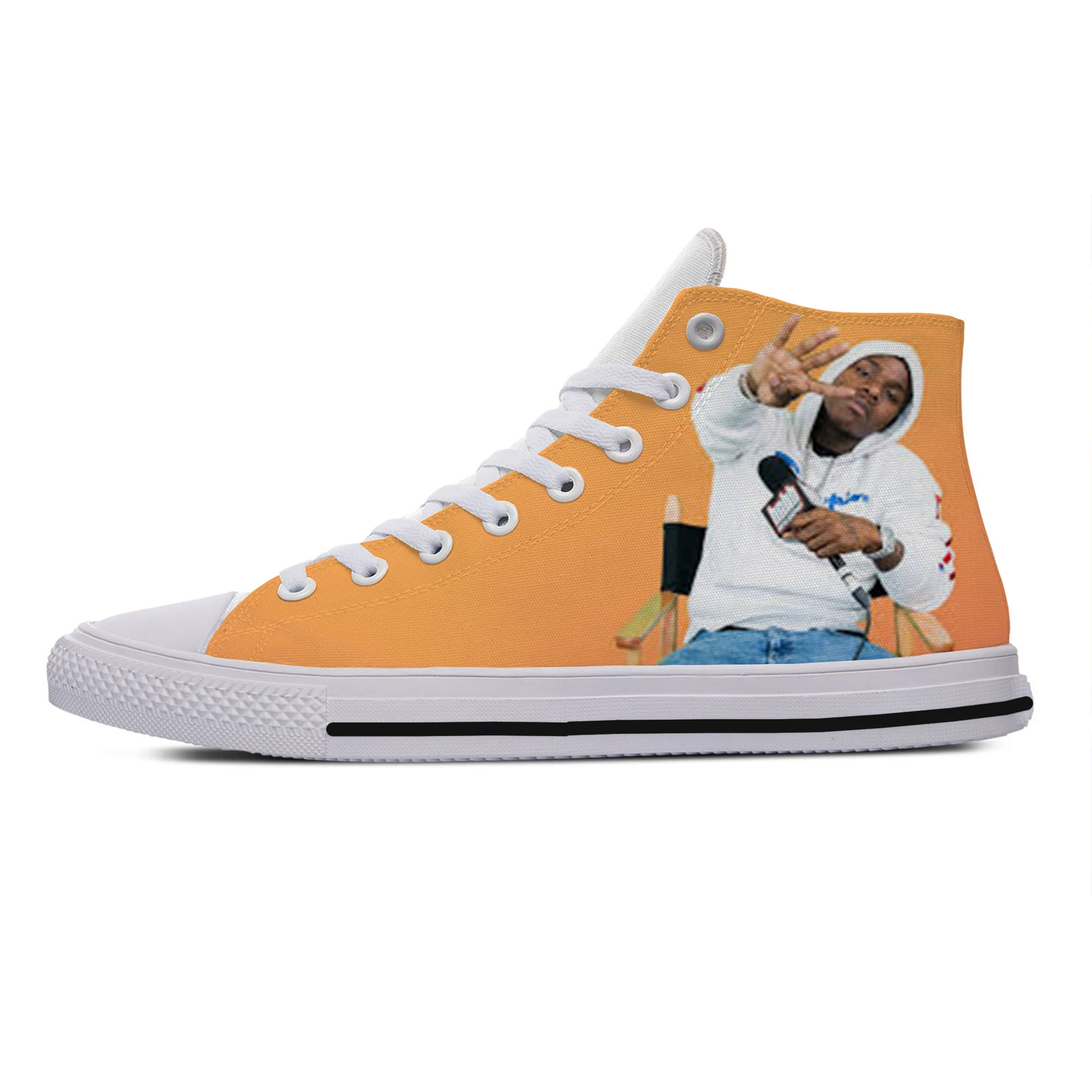 

2019 Hot Cool Fashion Pop Hip Hop Funny Summer High Quality Sneakers Handiness Casual Shoes 3D Printed For Men Women DaBaby