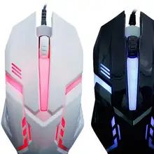 Люминесцентная мышь USB кабель мышь ноутбук настольная офисная игра фотоэлектрическая мышь геймер компьютерная мышь