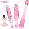 VETIRY Crystal Glass Anal Plug Butt Plug Dildo Vaginal Stimulation Sex Toys for Women Men Prostate Massager G-spot Anal Beads 1