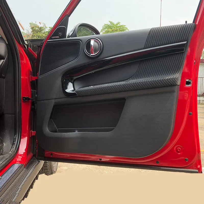Черный коврик для панели интерьера автомобиля противоударный наклейка Mini Cooper