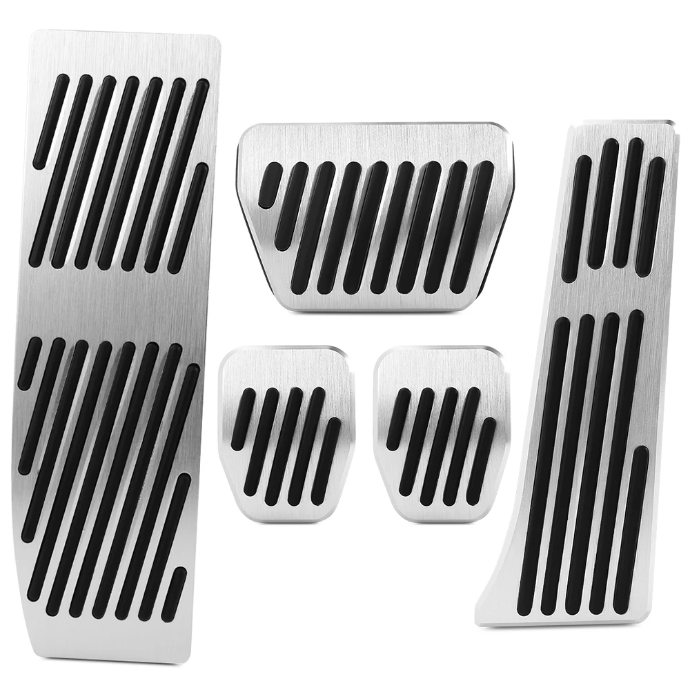 Non-drilling Non-slip Accelerator Gas Fuel Brake Foot Rest Pedal Pads For BMW 1,3 Series X1 E39 E46 E87 E90 E91 E92,Car Styling