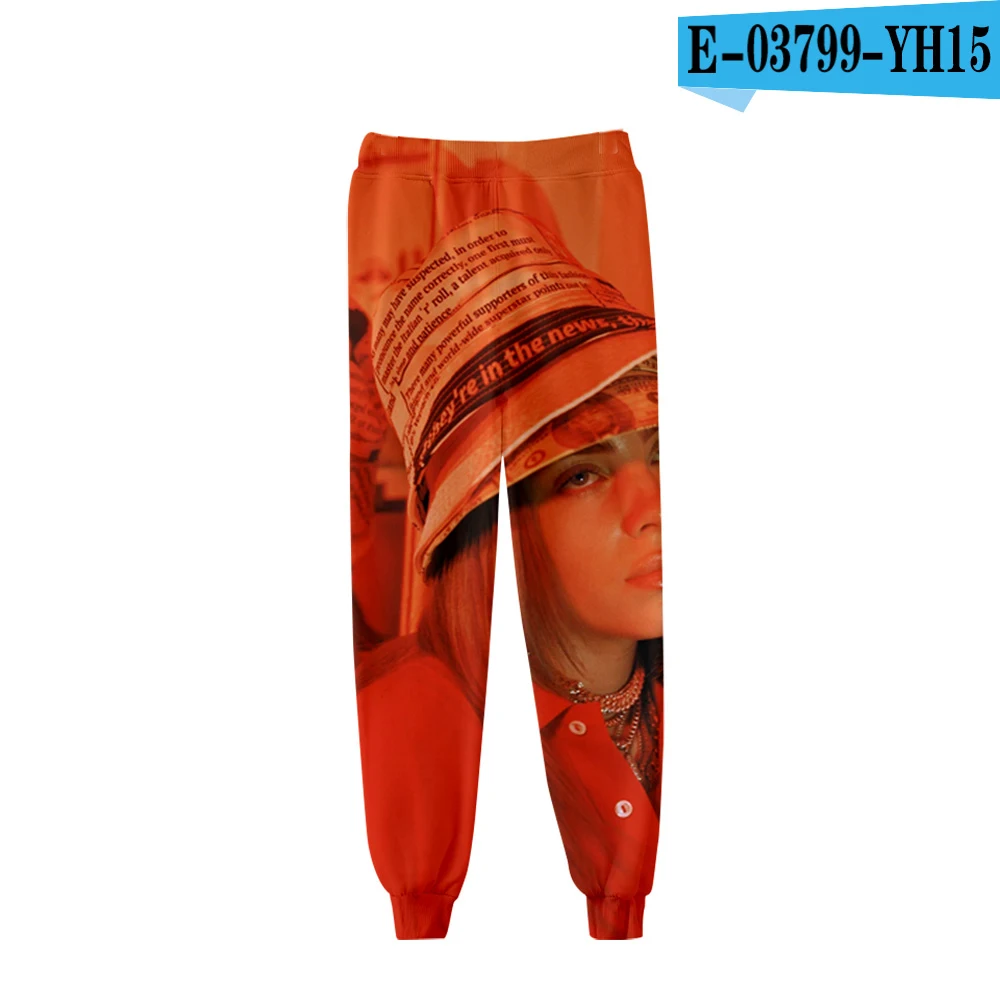 3D pants Повседневные брюки Billie Eilish3D, популярные брюки для мужчин и женщин, модные новые осенне-зимние удобные спортивные штаны с 3D принтом для мальчиков и девочек - Цвет: 3D pants