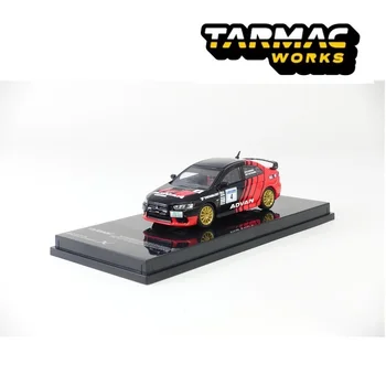 

Tarmac Works 1:64 Mitsubishi EVO X Advan Racing Diecast Model Car