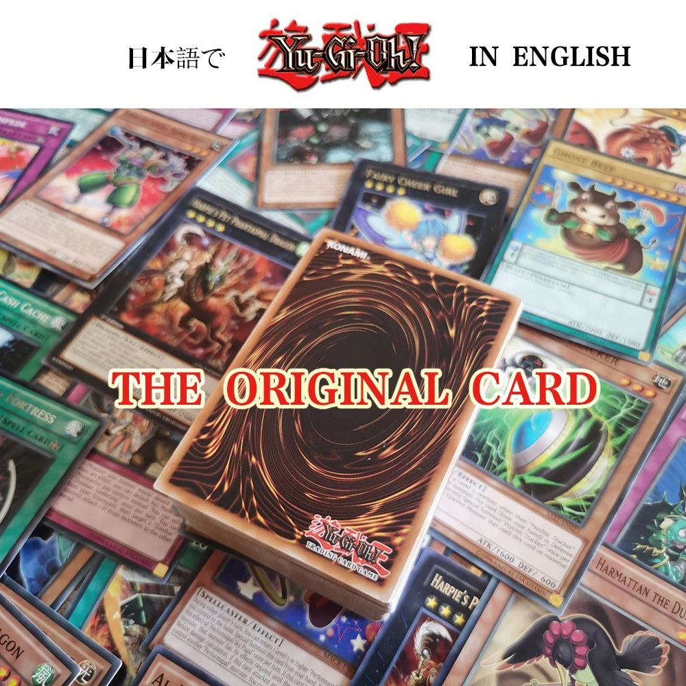 Board Game Original YU GI OH Deck 50 Pcs 100% Genuine Yugioh Cards  English/Japanese Version TCG/OCG Game Card Random Sent|Board Games| -  AliExpress