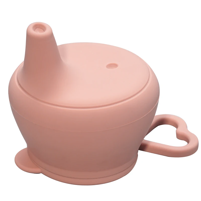 Drinking Cup Silicone Cups Feeding Cup Food Grade Silicone Baby Feeding Mug Lid Fashion Infant Drinkware Sippy Cups For Toddlers & Kids With Straw Cup