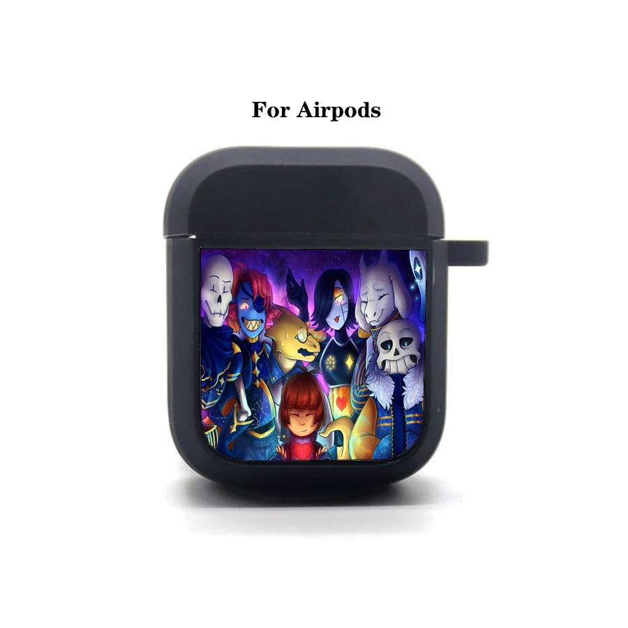 

Soft Silicone Bluetooth Protective Earphone Case Game Undertale AirPods case Cover Apple AirPods Earphone bag