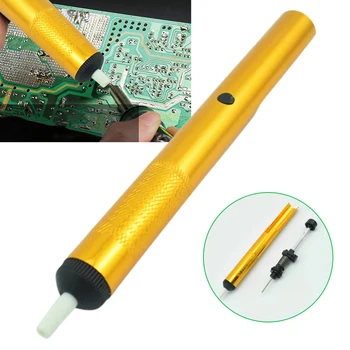 

Professional Tin Remover Strong Power Desoldering Pump Soldering Tool Solder Sucker Tin Remover Pen Desolder Welding Hand Tools