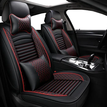 

Universal PU Leather car seat covers For volkswangen polo sedan touran 2005 vw passat b5 golf 6 sharan Car seat cushion car seat