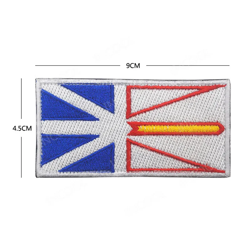 Canada Flag Embroidered Patches Maple Leaf Canadian Flags Military  Patches Tactical Emblem Appliques 3D Embroidery Badges 