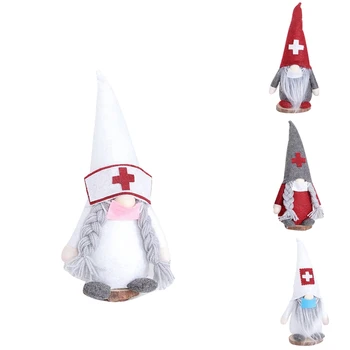 

Handmade Stuffed Toy Santa Doll Gnome Scandinavian Dwarf Dwarf Home Accessories Christmas Santa