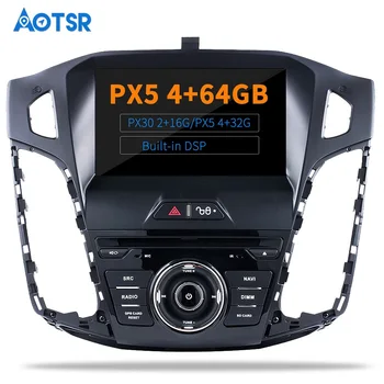 شراءAOTSR الروبوت 10 سيارة راديو ل فورد فوكس 2012 2013 2014 2015 2016 2017 2018 GPS والملاحة 2 الدين بلوتوث لاعب لوحة