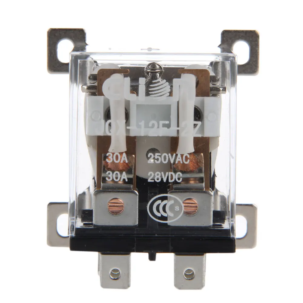 

Relay HHC71A JQX-12F DC 12V 2Z 30A Purpose Power Relay DPDT 8 Pins Y1QB