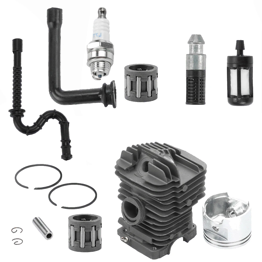 Chainsaw Cylinder Piston Rebuild Kit Assembly 49mm For Stihl 029 MS290 039 MS390 original device motor engine parts tool