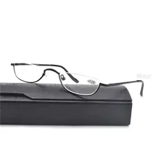 MINCL/ новые полулунные овальные очки для чтения удобные Анти-усталость диоптрий дальнозоркие фотохромные очки для чтения с коробкой FML