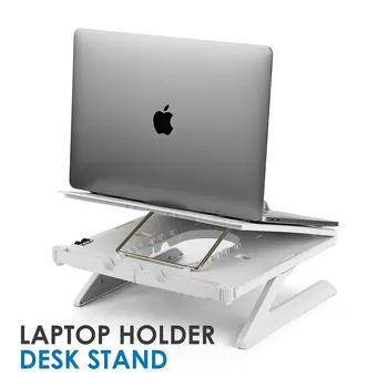 

Foldable Laptop Stand Holder For MacBook Pro Notebook Tablet 12-17in Devices Portable Adjustable Ergonomic Laptop Stand Riser