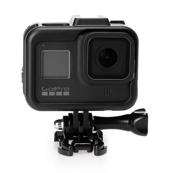 

Protective Frame Case Shell Side Open with Cold Shoe for GoPro Hero 8 Black Action Sports Camera Protective Frame Case Shell