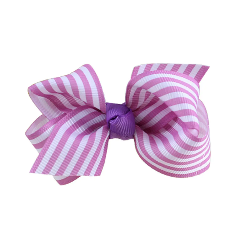 Purple Детская повязка на голову для девочек; заколка для волос с бантом; повязка на голову; Детские аксессуары для волос; Шапка для детей; opaska dla dziewczynki diadema bebe - Цвет: Purple