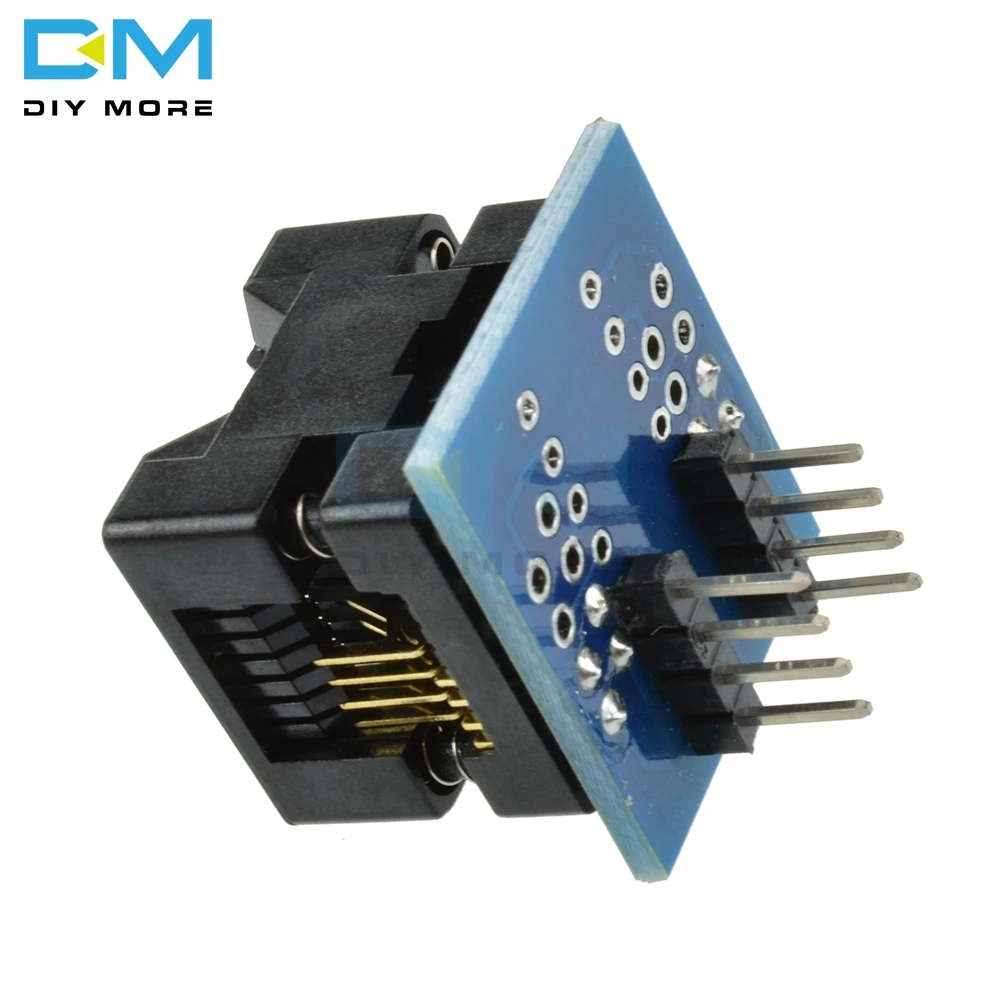 SOIC8 SOP8 для DIP8 адаптер программатора EZ на европейскую розетку Diy Kit Электронная Модуль платы блока программного управления 150mil