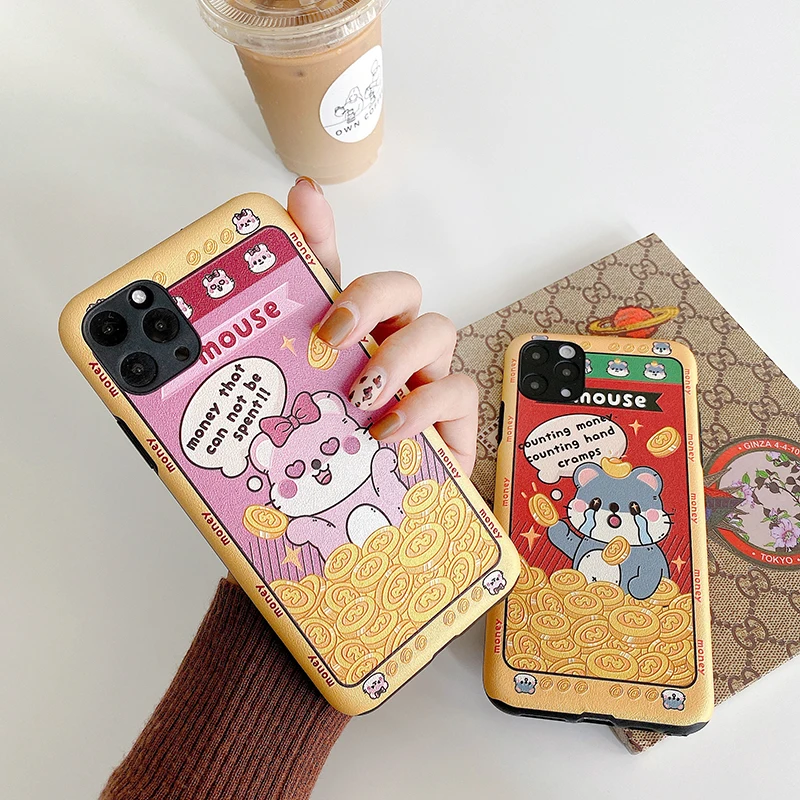 Чехлы с шелковой текстурой для huawei P20 P30Lite Mate20 30 Pro Make money mouse cover для Honor 8X9X10 20Pro V20 Nova 3 4 5 5i