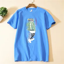 Мужская летняя футболка с короткими рукавами для крупных детей, Новая Универсальная рубашка в Корейском стиле с буквенным принтом и вырезом лодочкой для детей 8, 12, 16 лет