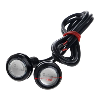 

10 Pcs High Power 9W Car LED 12V Eagle Eye 18mm Car Motor Fog DRL Backup Light E7CA