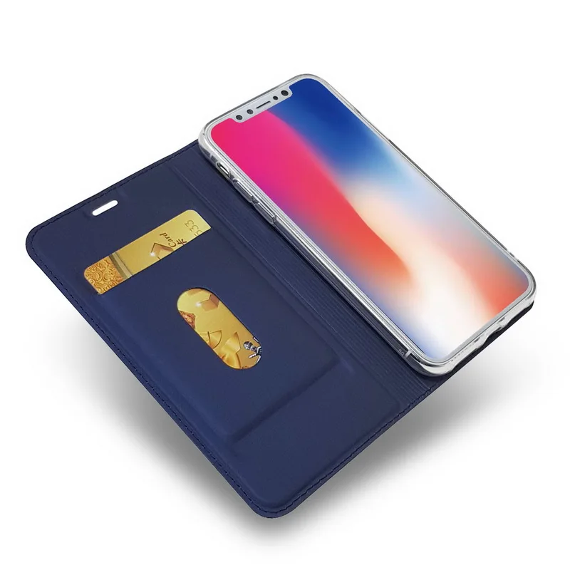 Магнитный Флип-Бумажник кожаный чехол для iPhone 7 8 Plus чехол для телефона ультра тонкий бизнес-чехол для iPhone 11 Pro XR XS Max 6S