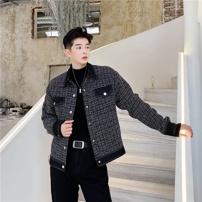 Retro Fashion Streetwear Tweed Jacket 