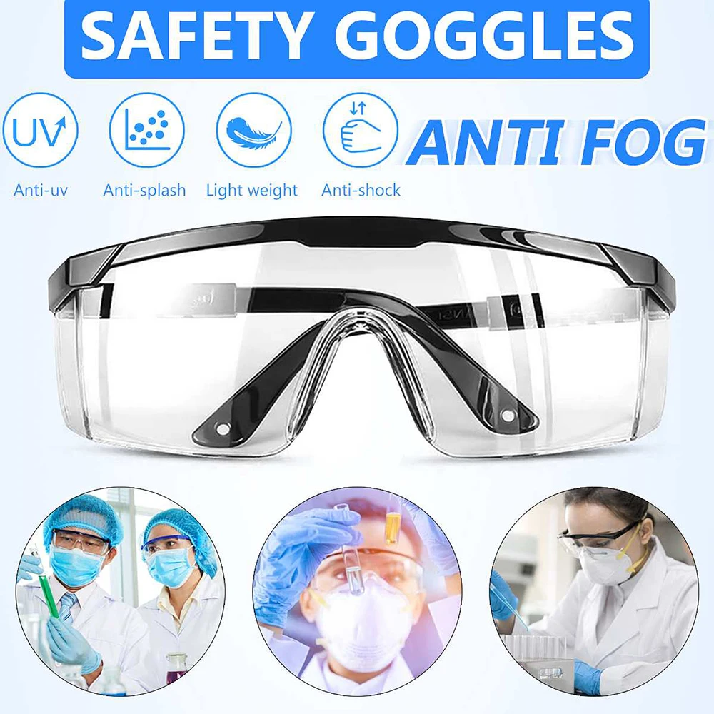 Nuevas gafas de seguridad profesionales, anteojos protección para la vista, gafas protectoras antiniebla, gafas claras de ventilación, gafas protectoras para el trabajo en laboratorio|Gafas protectoras| - AliExpress