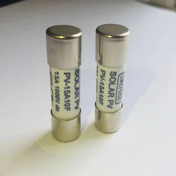

10 Pcs 1000 VDC Fuse Solar PV Explosion-proof Fuse Silver - 16A