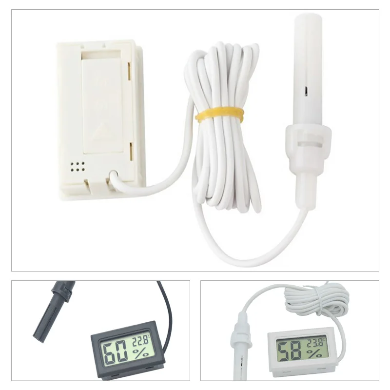 Beekeeping Tools Beekeeping Accessories Mini LCD Digital Display Hygrometer Thermometer Sensor Monitoring Humidity Detector for Beehive
