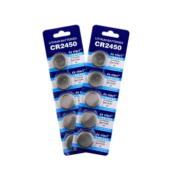 

10pcs CR2450 CR 2450 3v Cell Battery Watch Clock Pilas Lithium Batteries For Computer Montherboard Calculator Remote Control
