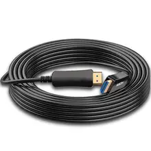Волоконно-оптический кабель HDMI 100 м/328ft, 4 K, Интернет-кабель Поддержка 4K@ 60 Гц, 4:4:4/4:2:2/4:2:0, HDR, Dolby Vision, HDCP2.2, дуги, 3D