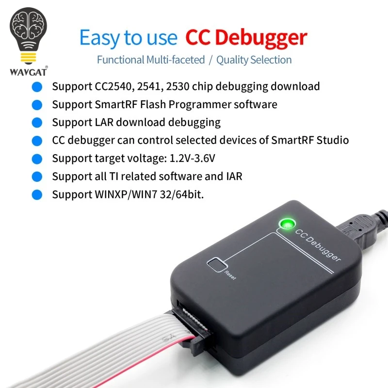 CC отладчик ZIGBEE эмулятор поддержка онлайн обновления корпус оригинальное качество 2540 2541 2530 анализ Протокола